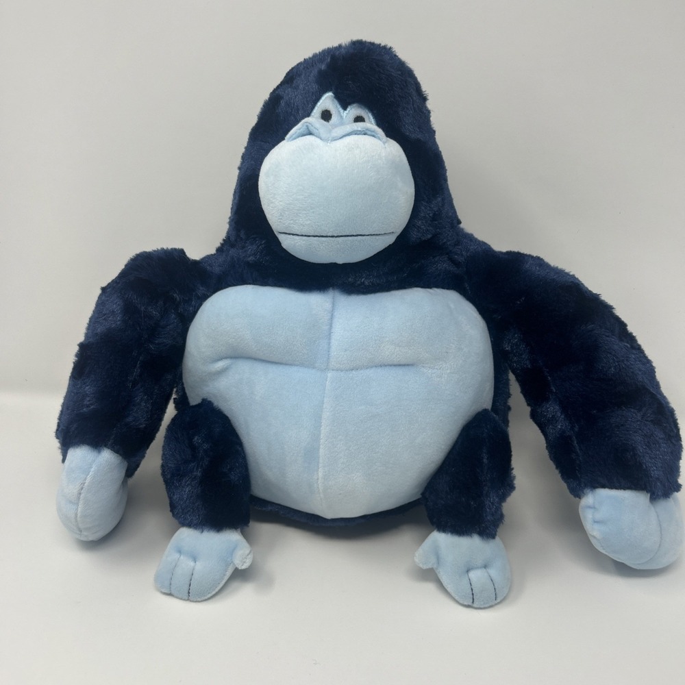 Target Giggle Scape Gorilla Ape Plush Stuffed Animal Blue Large